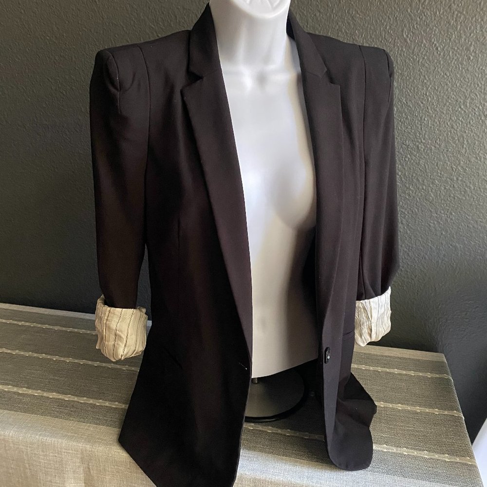 Black Zara Basic Blazer - Small